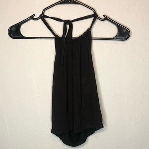 Black halter top